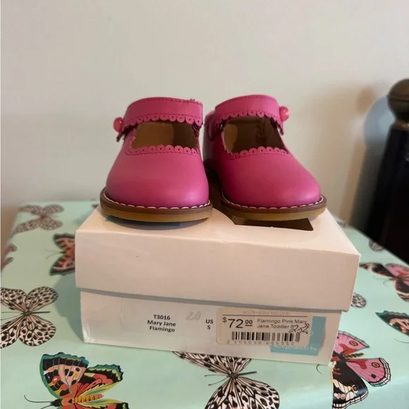 Pink Mary Jane Kids Shoes - Picture 2 of 5